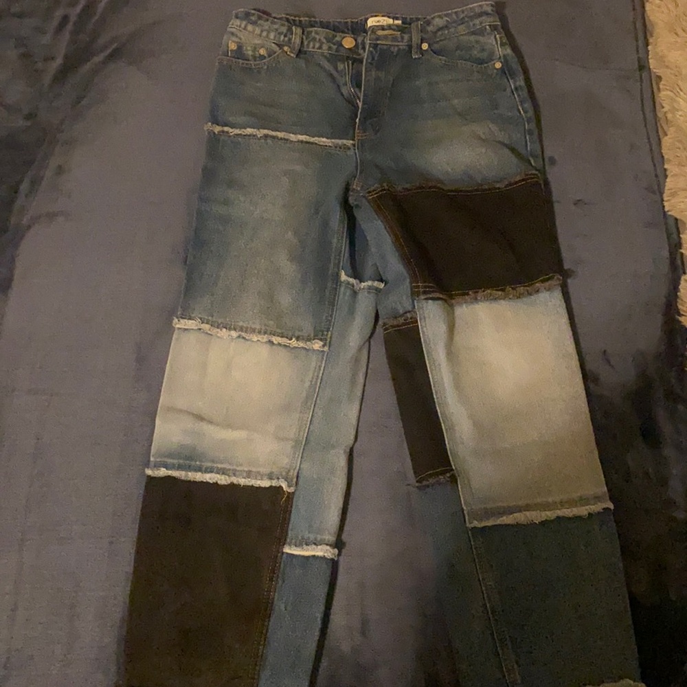 Multi colored jeans Denim/Black